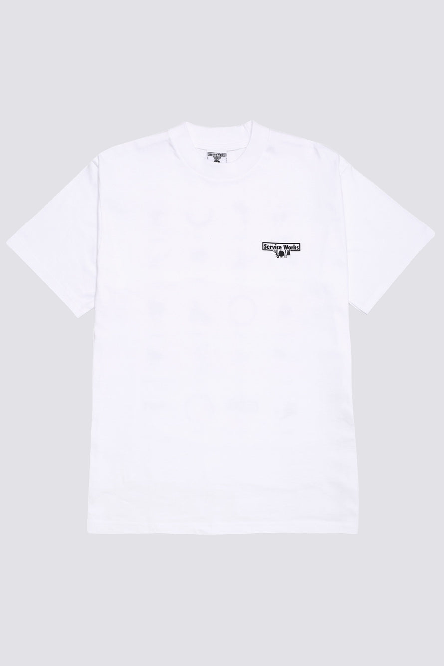 T-shirt Wine Spill  - blanc